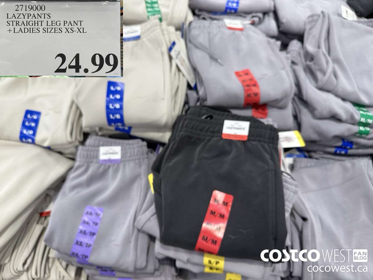 2719000 LAZYPANTS STRAIGHT LEG PANT LADIES SIZES XS-XL $24.99