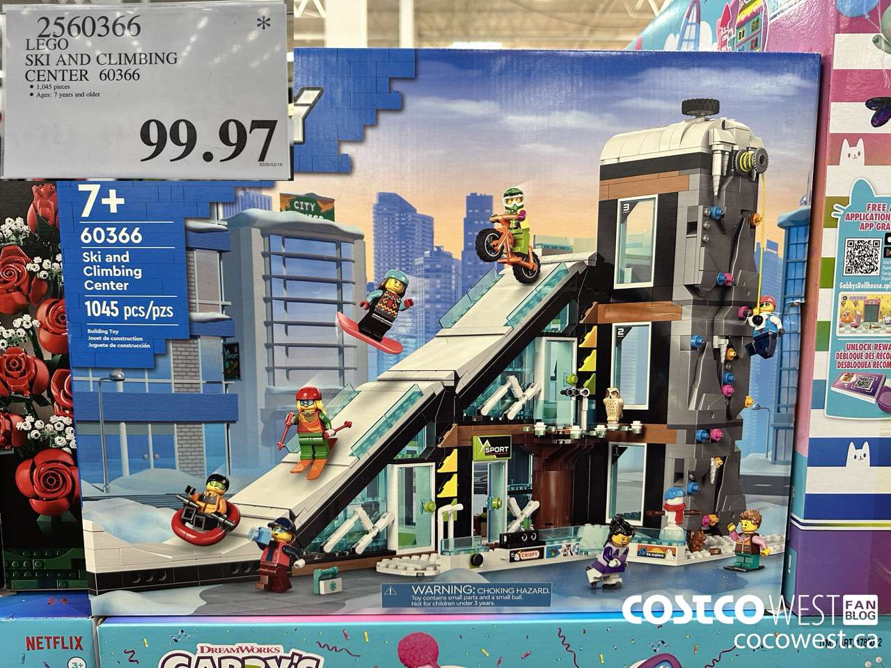 2560366 LEGO CITY SKI AND CLIMBING CENTER 60366  $99.97