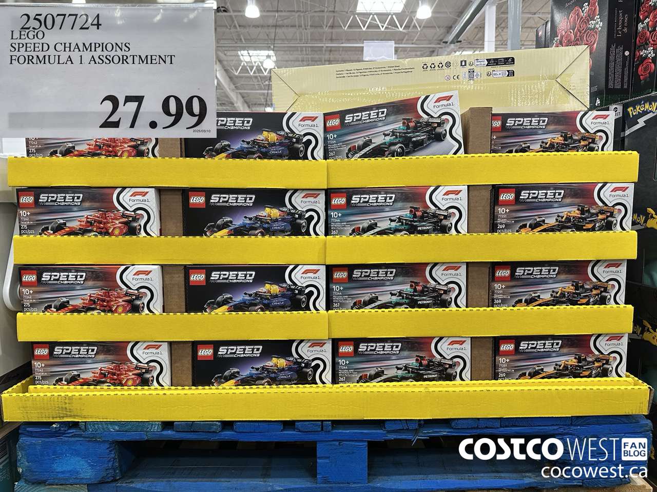 2507724 LEGO SPEED CHAMPIONS FORMULA 1 ASSORTMENT $27.99