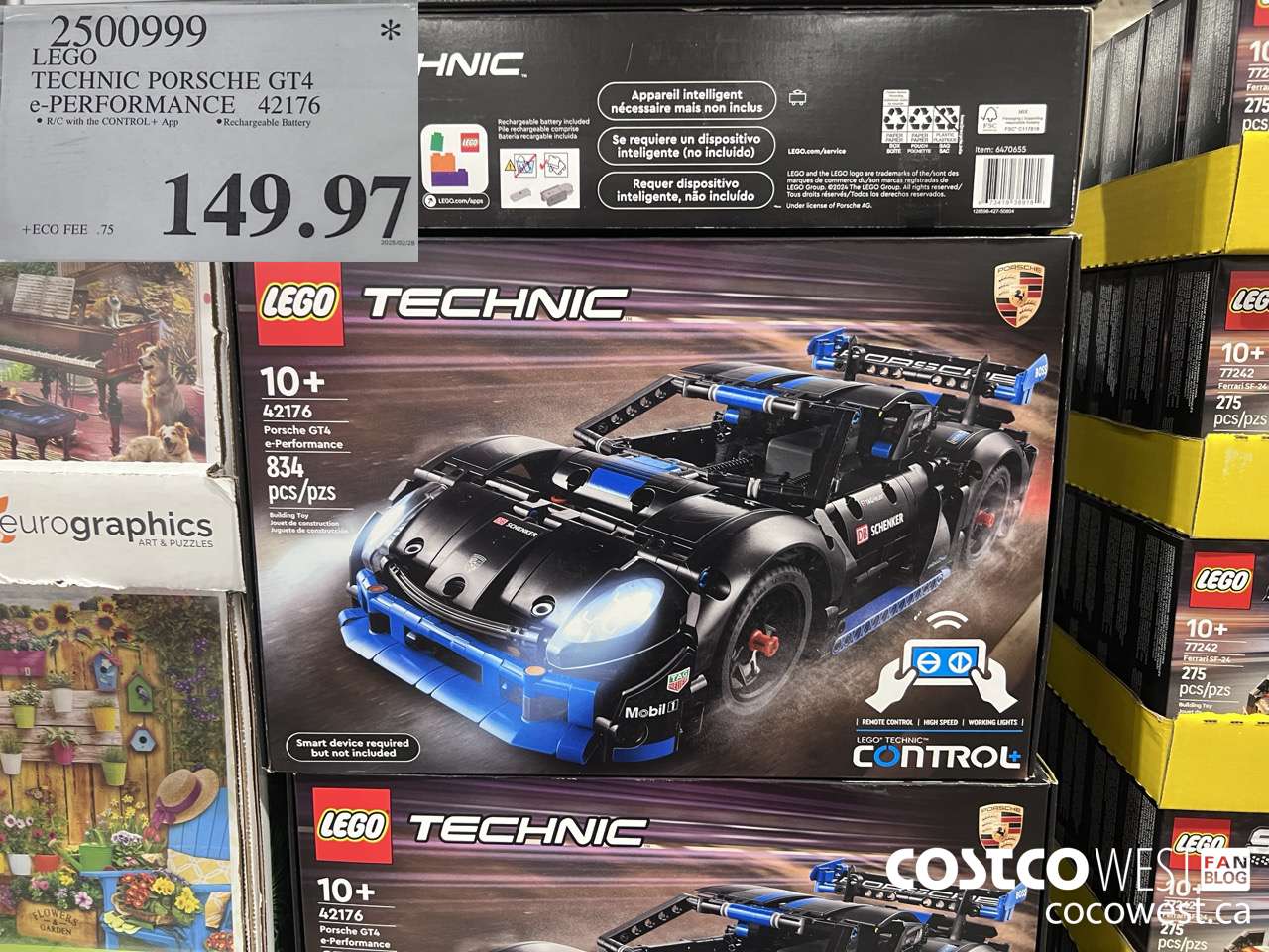 2500999 LEGO TECHNIC PORSCHE GT4 E-PERFORMANCE 42176 $149.97