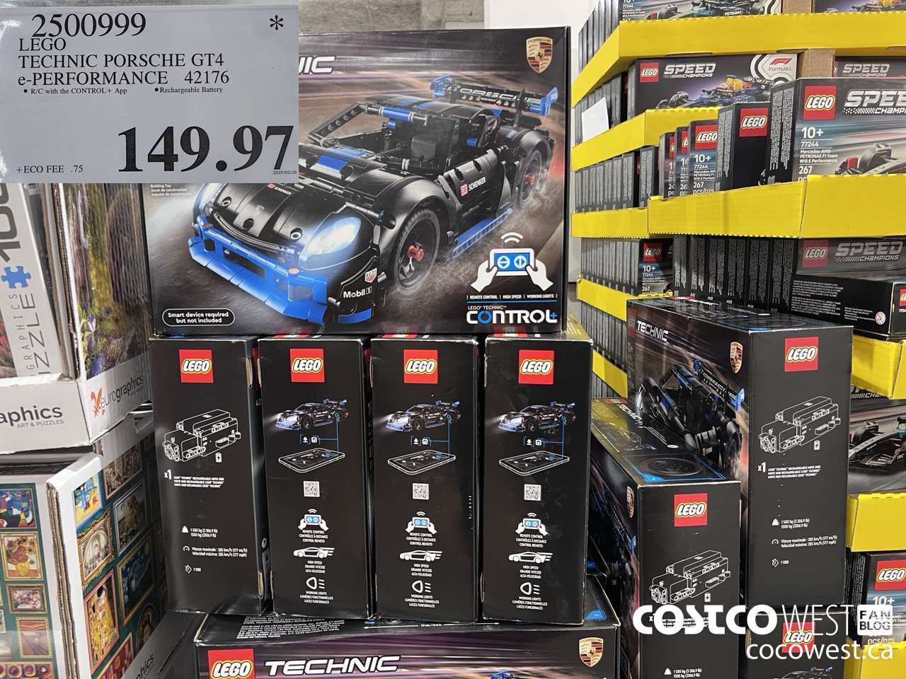 2500999 LEGO TECHNIC PORSCHE GT4 E-PERFORMANCE 42176 $149.97