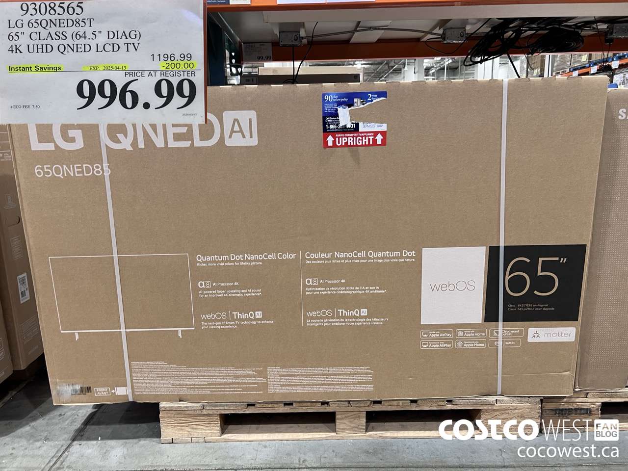 9308565 LG 65QNED85T 65