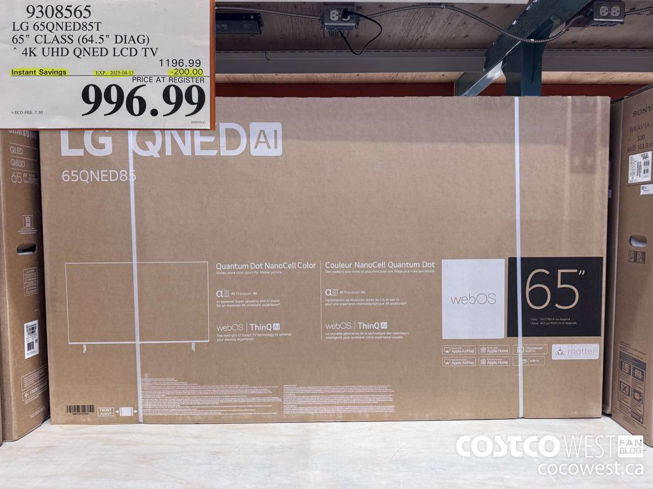 9308565 LG 65QNED85T 65