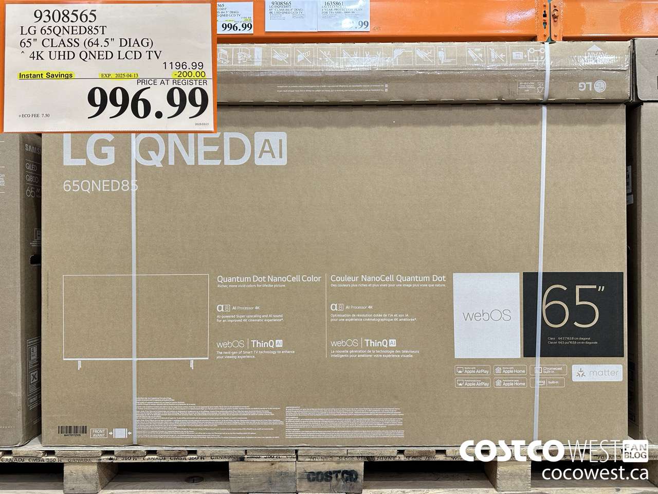 9308565 LG 65QNED85T 65