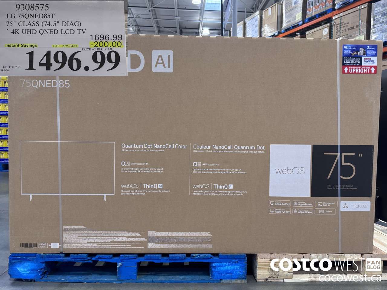9308575 LG 75QNED85T 75