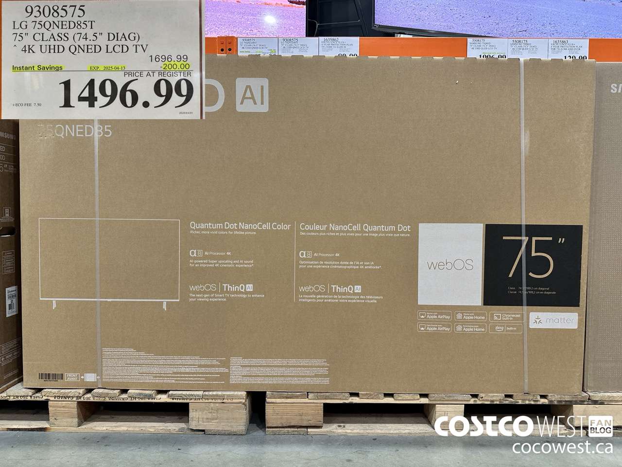 9308575 LG 75QNED85T 75