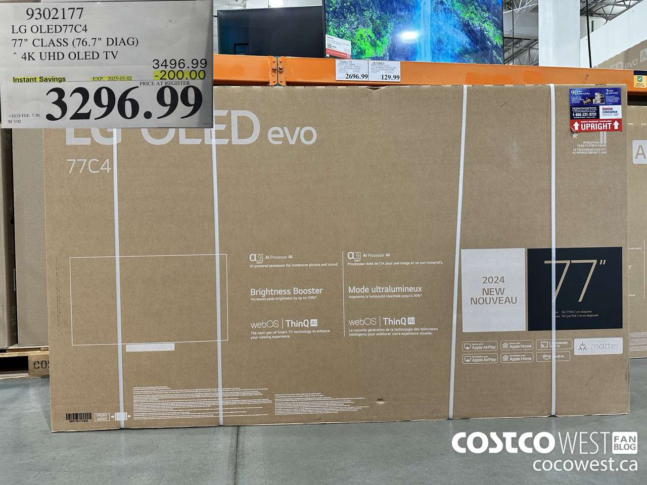 9302177 LG OLED77C4 77