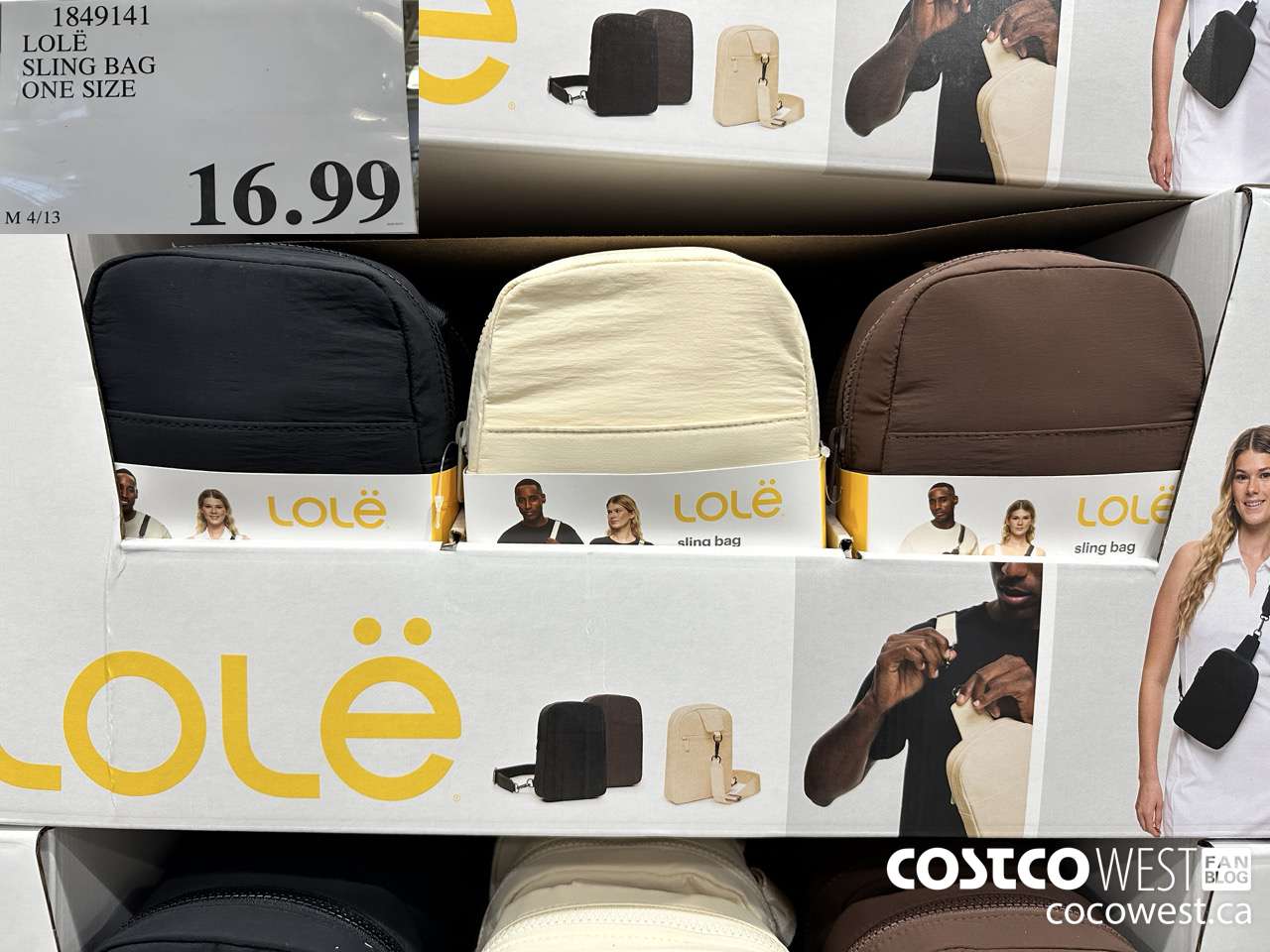 1849141 LOLE SLING BAG ONE SIZE $16.99