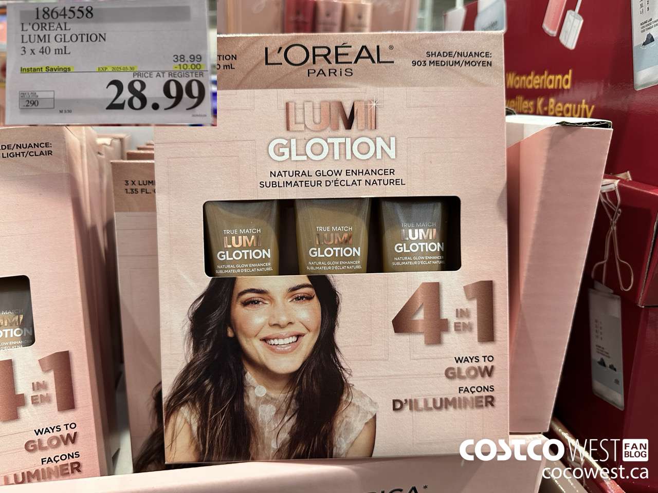1864558 L'OREAL LUMI GLOTION 3 X 40ML ($10.00 INSTANT SAVINGS EXPIRES ON 2025-03-30) $28.99