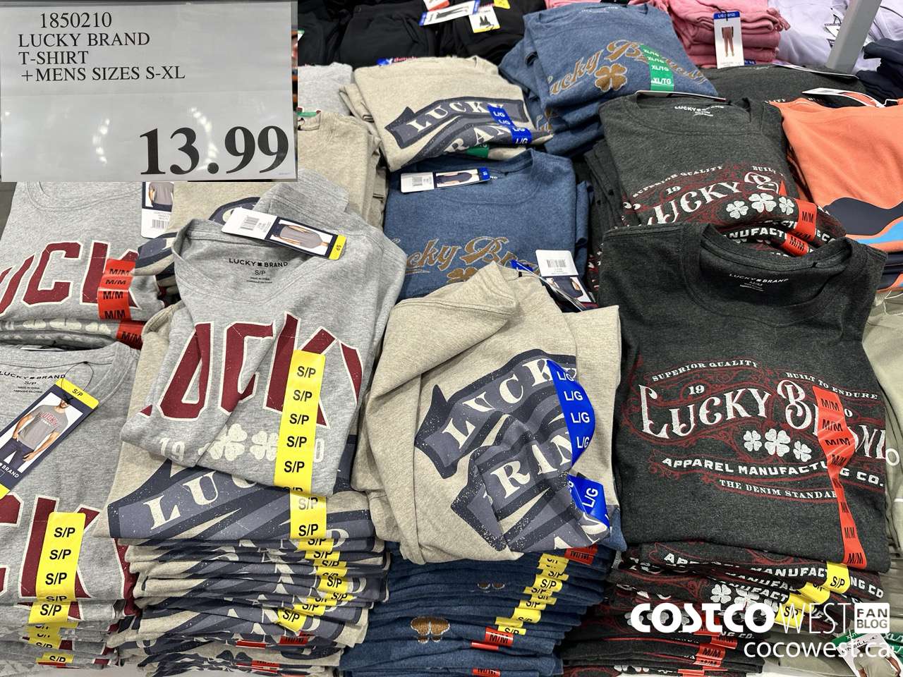 1850210 LUCKY BRAND T-SHIRT MENS SIZES S-XL $13.99