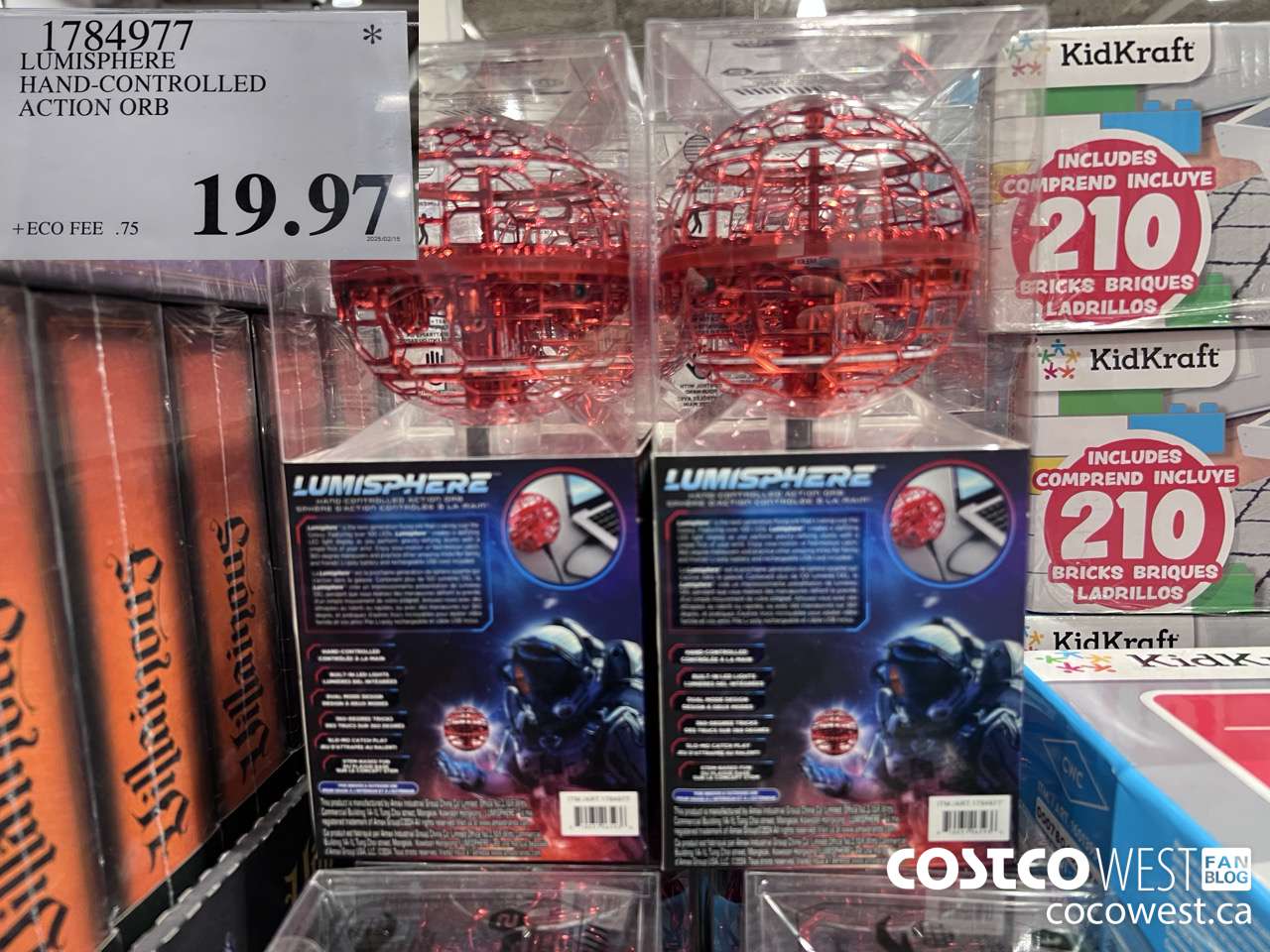 1784977 LUMISPHERE HAND-CONTROLLED ACTION ORB $19.97