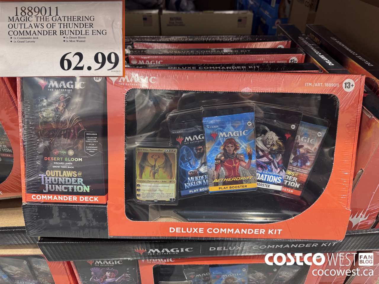 1889011 MAGIC THE GATHERING OUTLAWS OF THUNDER COMMANDER BUNDLE ENG $62.99