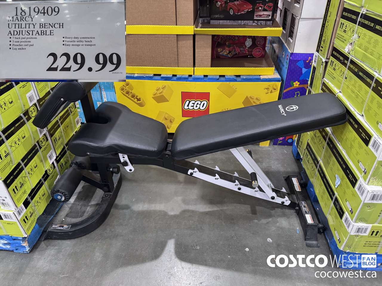 1819409 MARCY UTILITY BENCH ADJUSTABLE $229.99