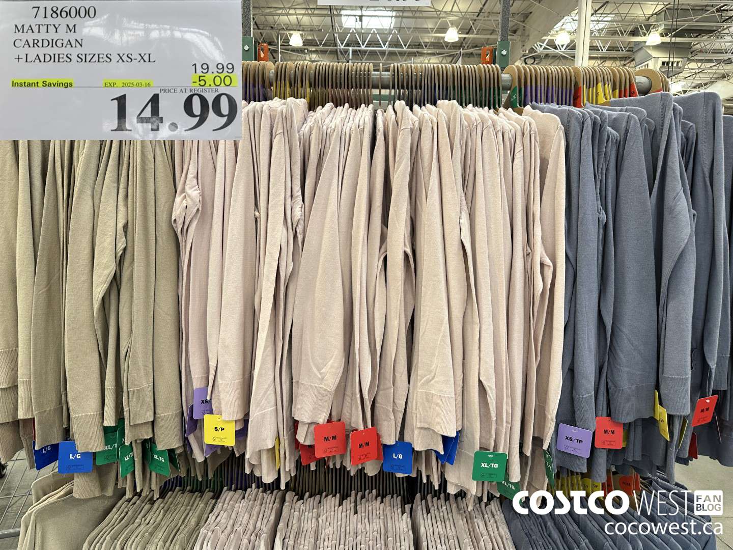 7186000 MATTY M CARDIGAN LADIES SIZES XS-XL ($5.00 INSTANT SAVINGS EXPIRES ON 2025-03-16) $14.99