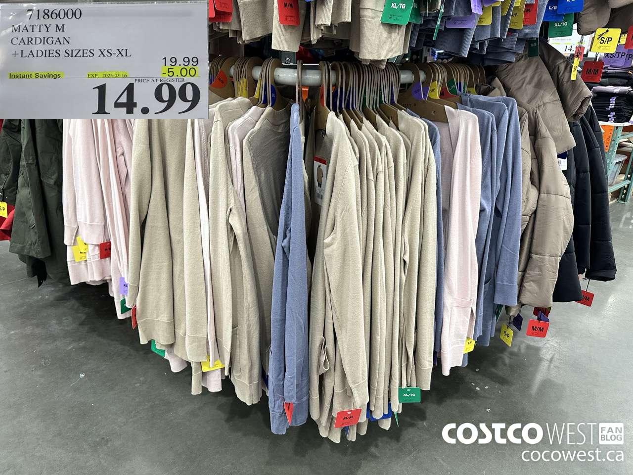 7186000 MATTY M CARDIGAN LADIES SIZES XS-XL ($5.00 INSTANT SAVINGS EXPIRES ON 2025-03-16) $14.99