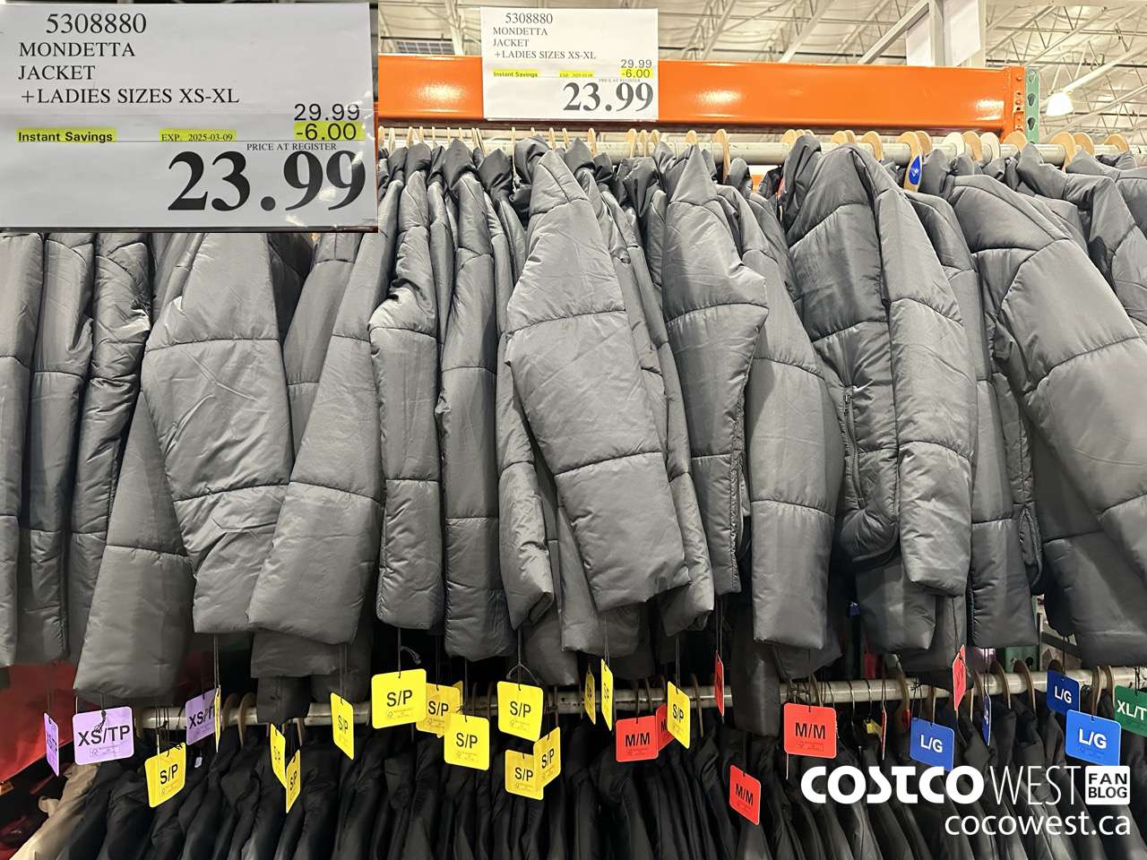 5308880 MONDETTA JACKET LADIES SIZES XS-XL ($6.00 INSTANT SAVINGS EXPIRES ON 2025-03-09) $23.99