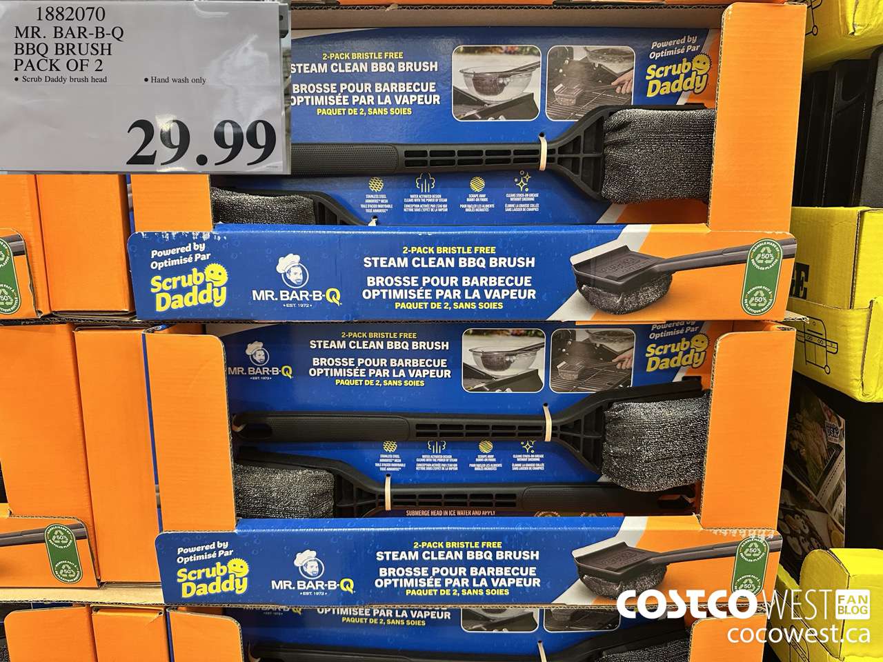 1882070 MR. BAR-B-Q BBQ BRUSH PACK OF 2 $29.99