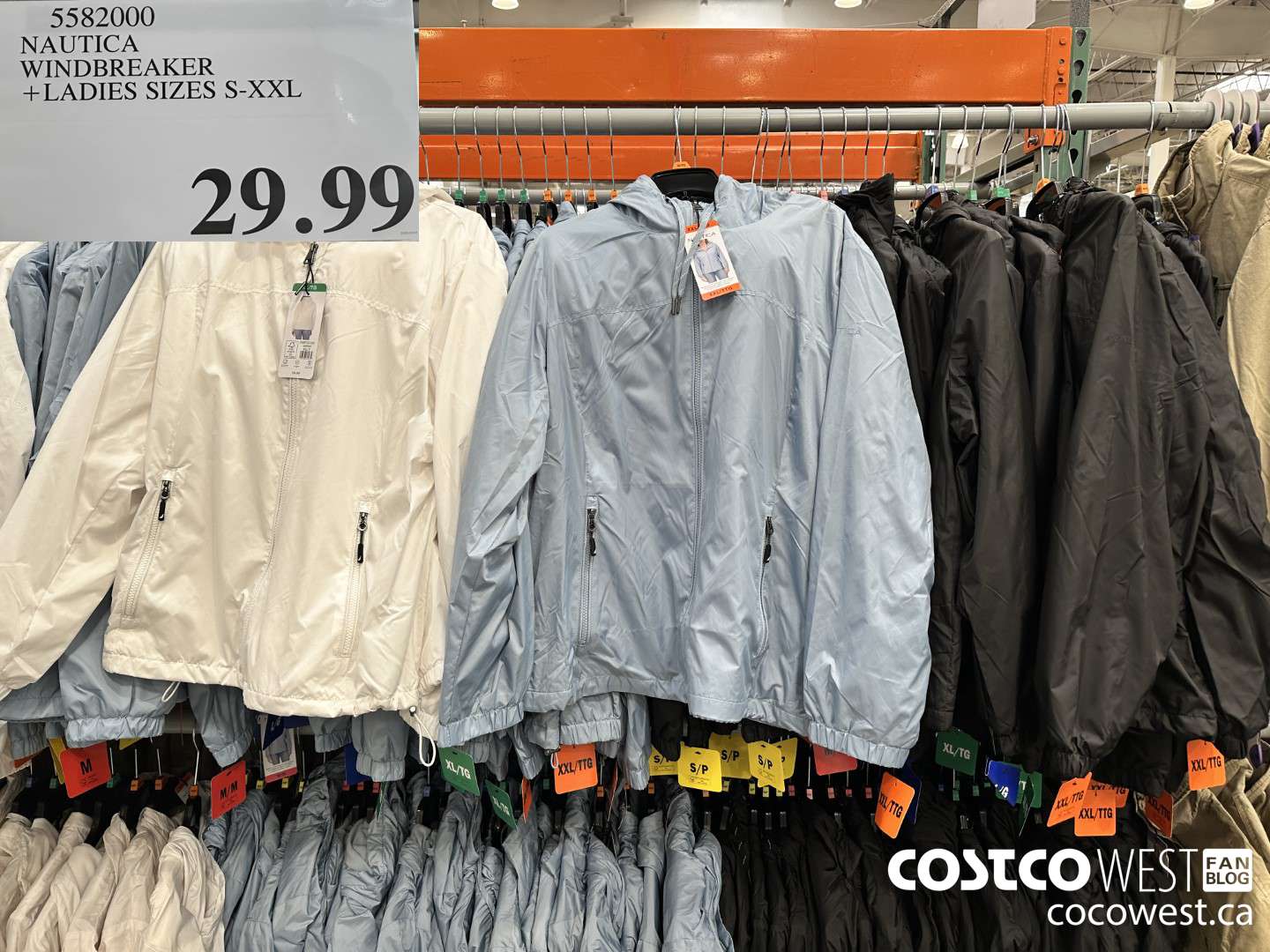5582000 NAUTICA WINDBREAKER LADIES SIZES S-XXL  $29.99