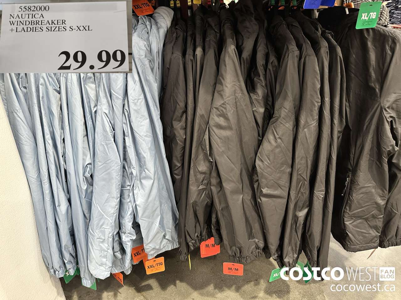 5582000 NAUTICA WINDBREAKER LADIES SIZES S-XXL  $29.99