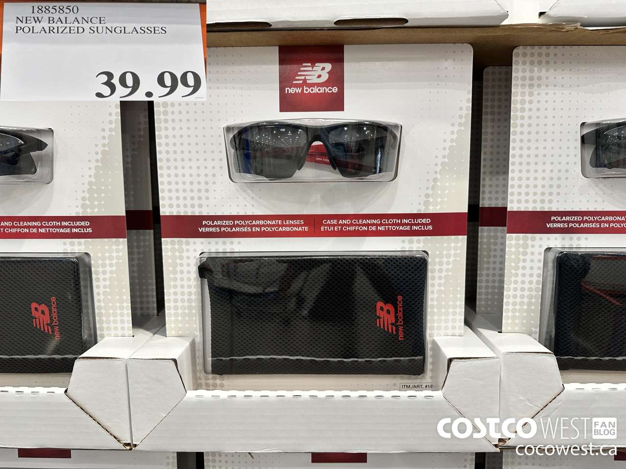 1885850 NEW BALANCE POLARIZED SUNGLASSES $39.99
