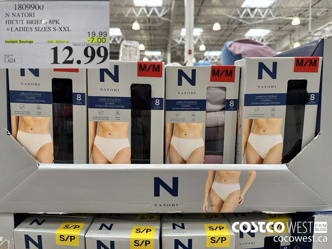 1809900 N NATORI HICUT BRIEFS 8PK LADIES SIZES S-XXL ($7.00 INSTANT SAVINGS EXPIRES ON 2025-03-16) $12.99