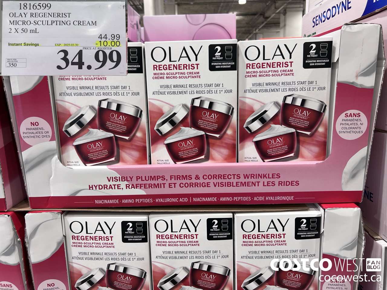 1816599 OLAY REGENERIST 2 X 50ML ($10.00 INSTANT SAVINGS EXPIRES ON 2025-03-30) $34.99