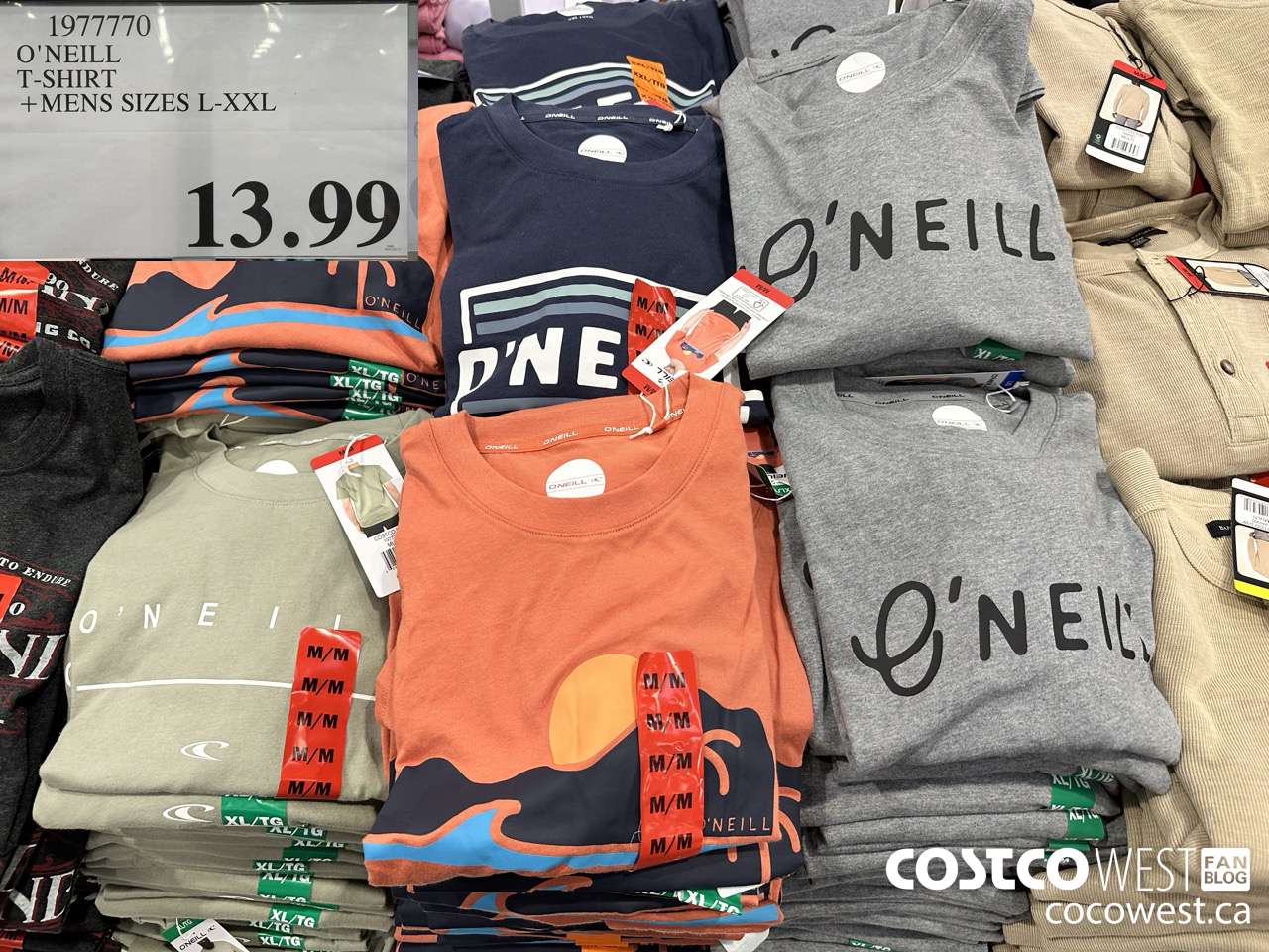 1977770 O'NEILL T-SHIRT MENS SIZES L-XXL $13.99