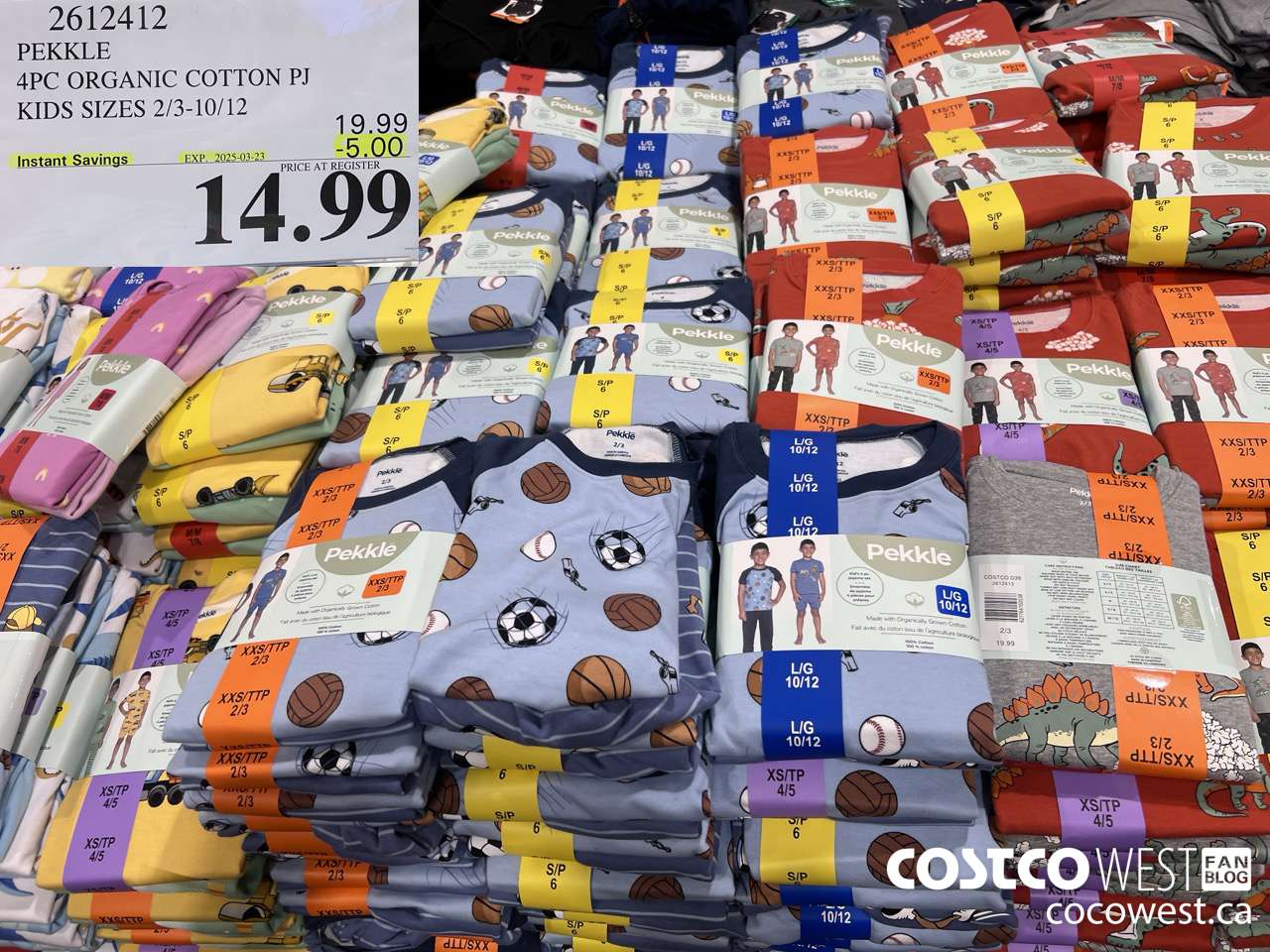 2612412 PEKKLE 4PC ORGANIC COTTON PJ KIDS SIZES 2/3-10/12 ($5.00 INSTANT SAVINGS EXPIRES ON 2024-03-23) $14.99