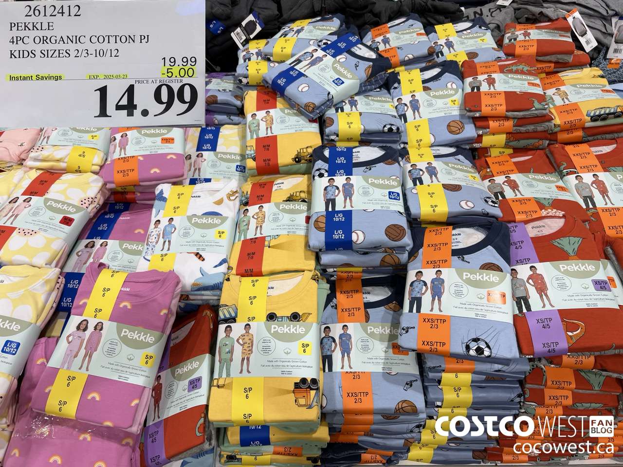 2612412 PEKKLE 4PC ORGANIC COTTON PJ KIDS SIZES 2/3-10/12 ($5.00 INSTANT SAVINGS EXPIRES ON 2024-03-23) $14.99