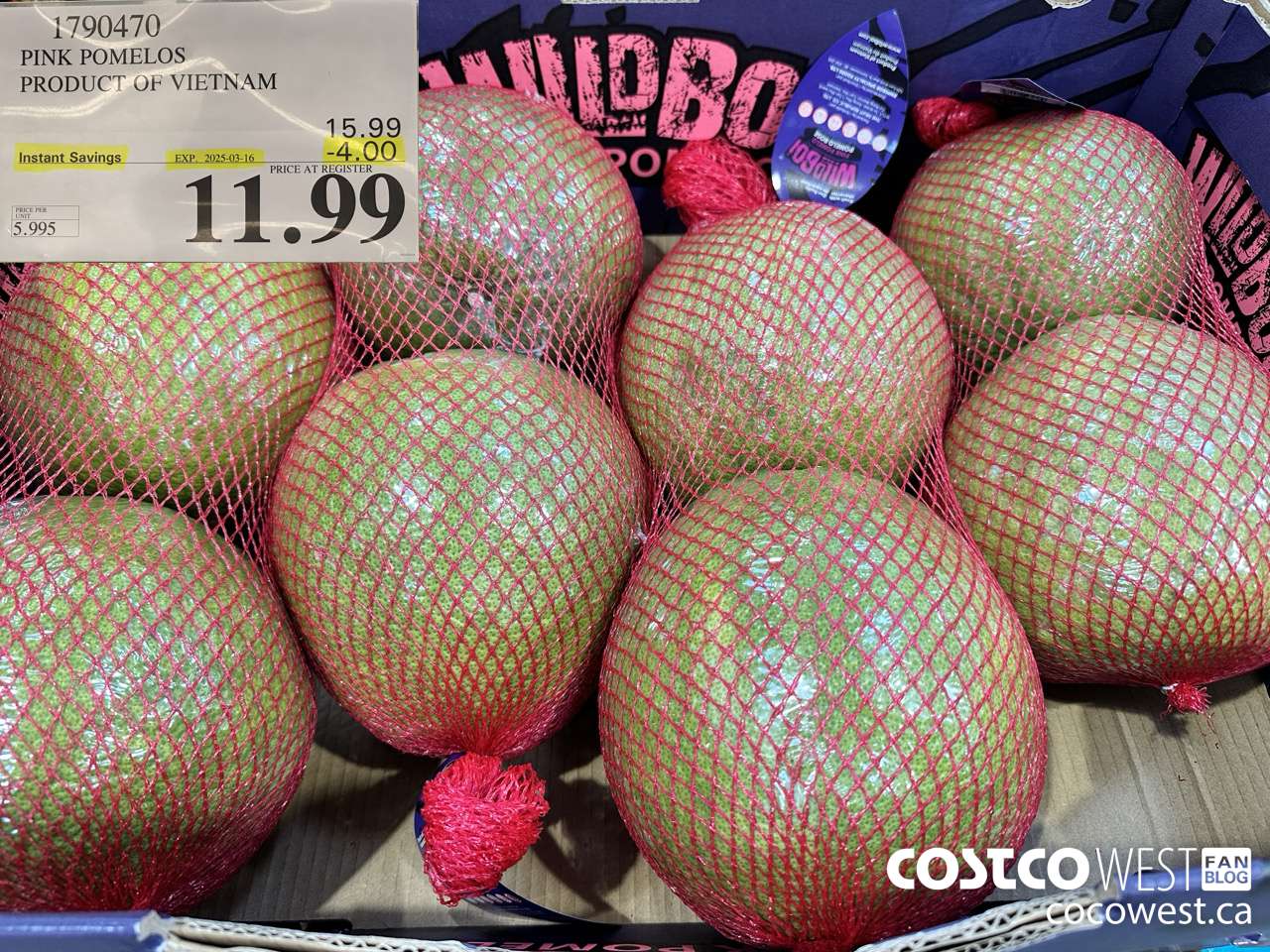 1790470 PINK PUMMELO PRODUCT OF VIETNAM ($4.00 INSTANT SAVINGS EXPIRES ON 2025-03-16) $11.99