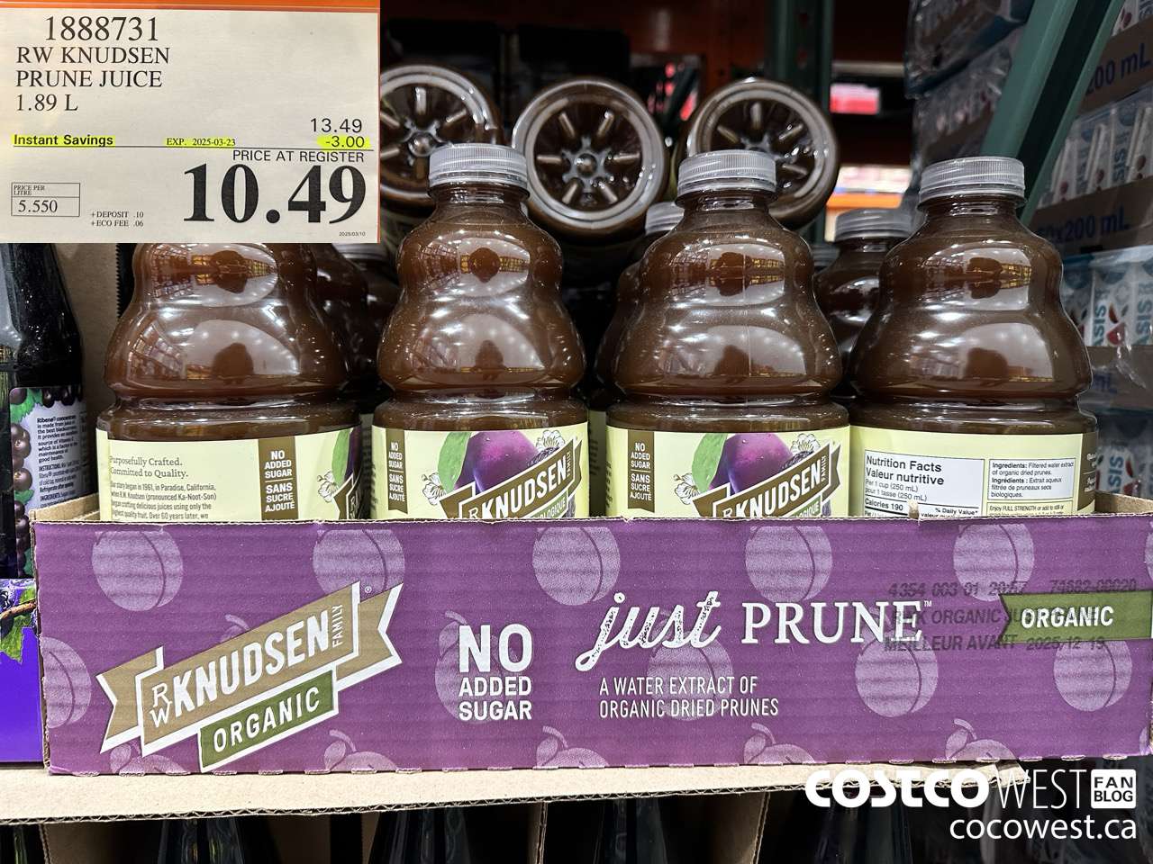 1888731 RW KNUDSEN PRUNE JUICE 1.89L ($3.00 INSTANT SAVINGS EXPIRES ON 2025-03-23) $10.49