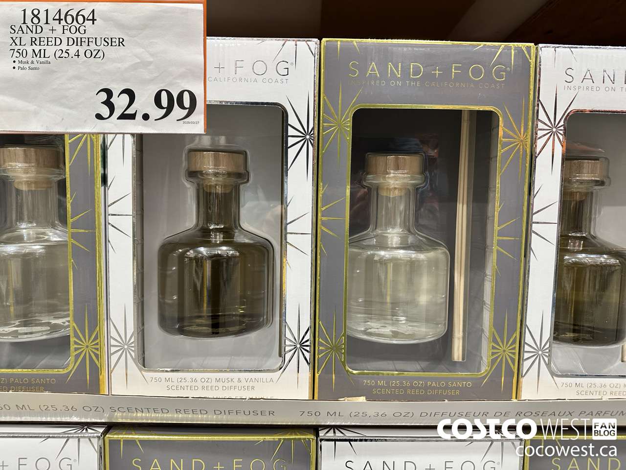 1814664 SAND + FOG XL REED DIFFUSER 750ML (25.4 OZ) $32.99