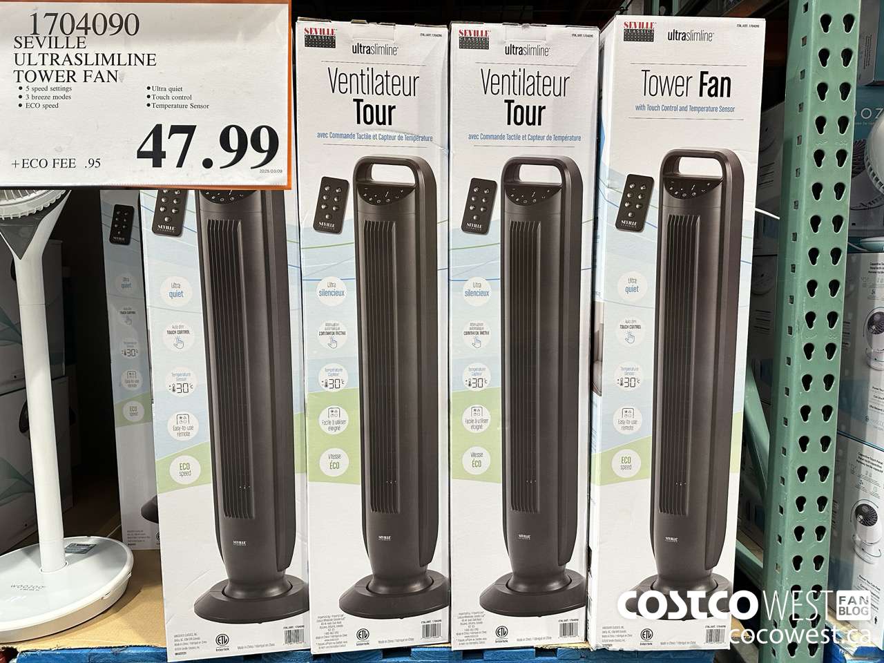 1704090 SEVILLE TOWER FAN 40