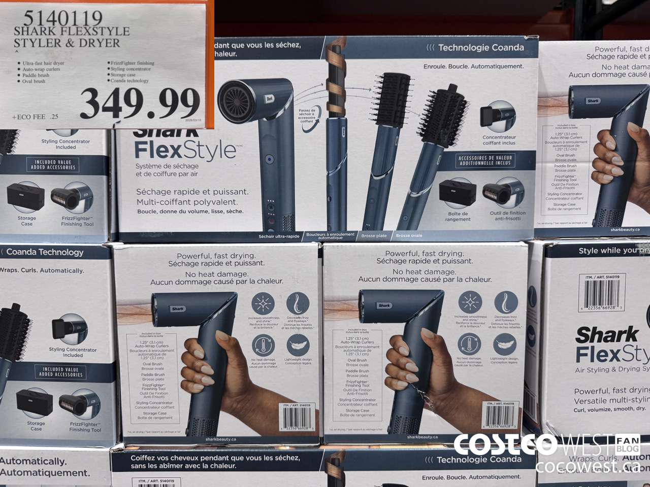 5140119 SHARK FLEXSTYLE STYLER & DRYER $349.99