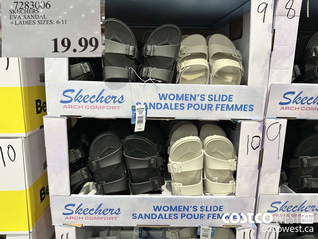 7283006 SKECHERS EVA SANDAL LADIES SIZES 6-11 $19.99