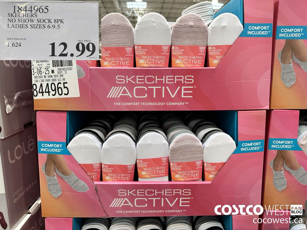 1844965 SKECHERS NO SHOW SOCK 8PK LADIES SIZES 6-9.5 $12.99