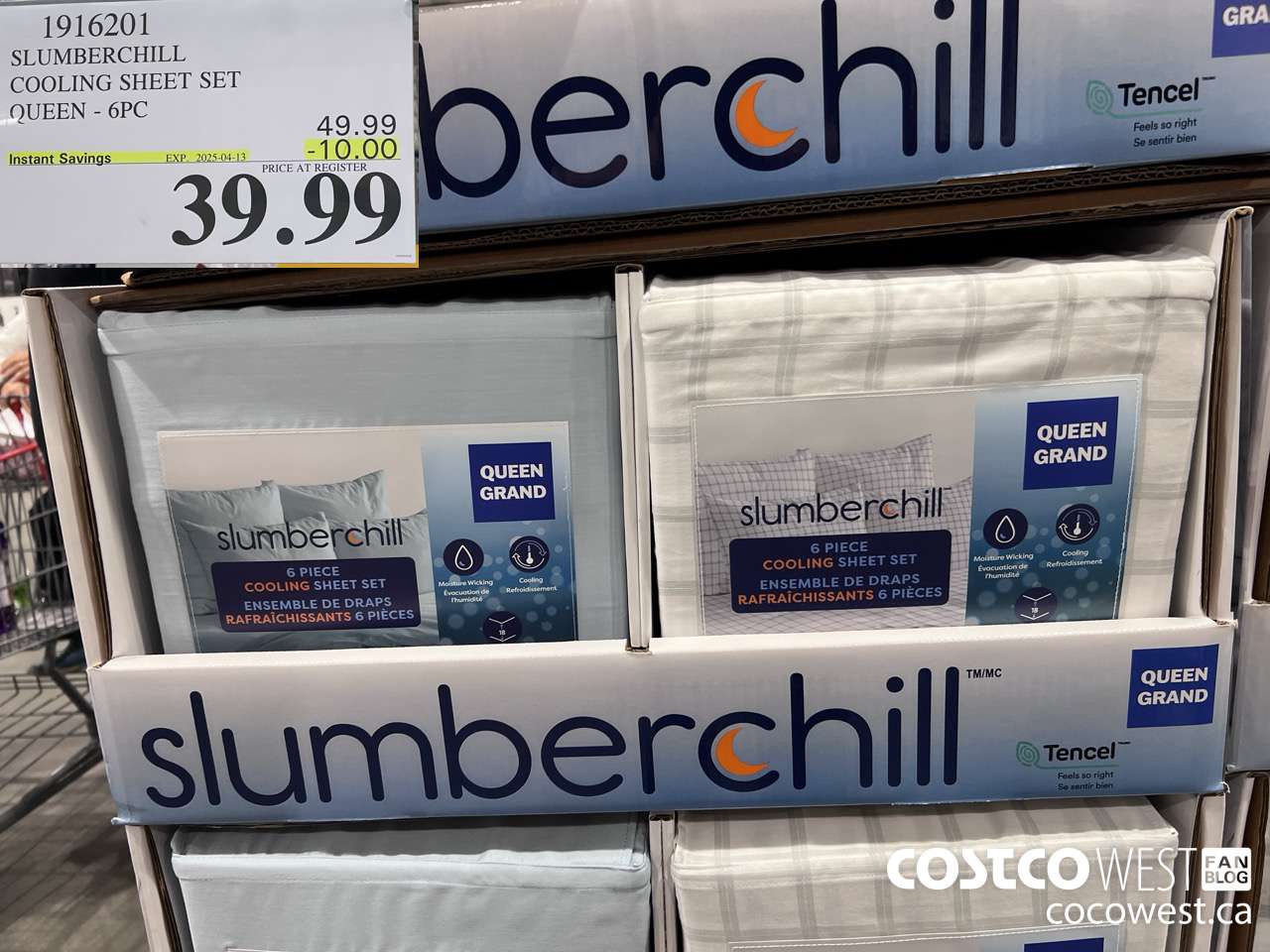 1916201 SLUMBERCHILL COOLING SHEET SET QUEEN 6PC ($10.00 INSTANT SAVINGS EXPIRES ON 2024-04-13) $39.99