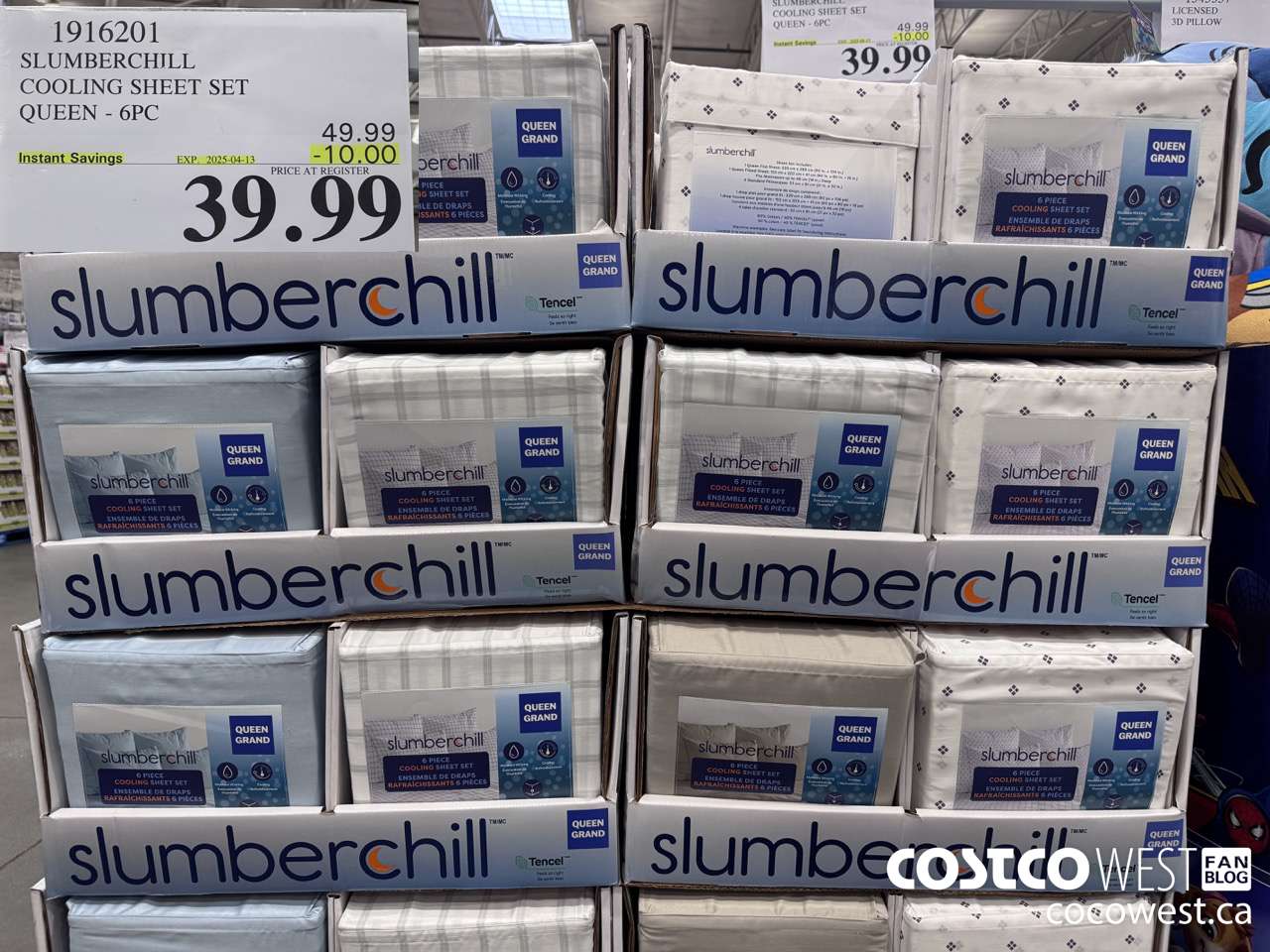 1916201 SLUMBERCHILL COOLING SHEET SET QUEEN 6PC ($10.00 INSTANT SAVINGS EXPIRES ON 2024-04-13) $39.99