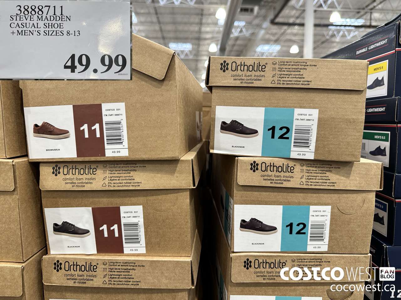 3888711 STEVE MADDEN CASUAL SHOE MEN'S SIZES 8-13 $49.99