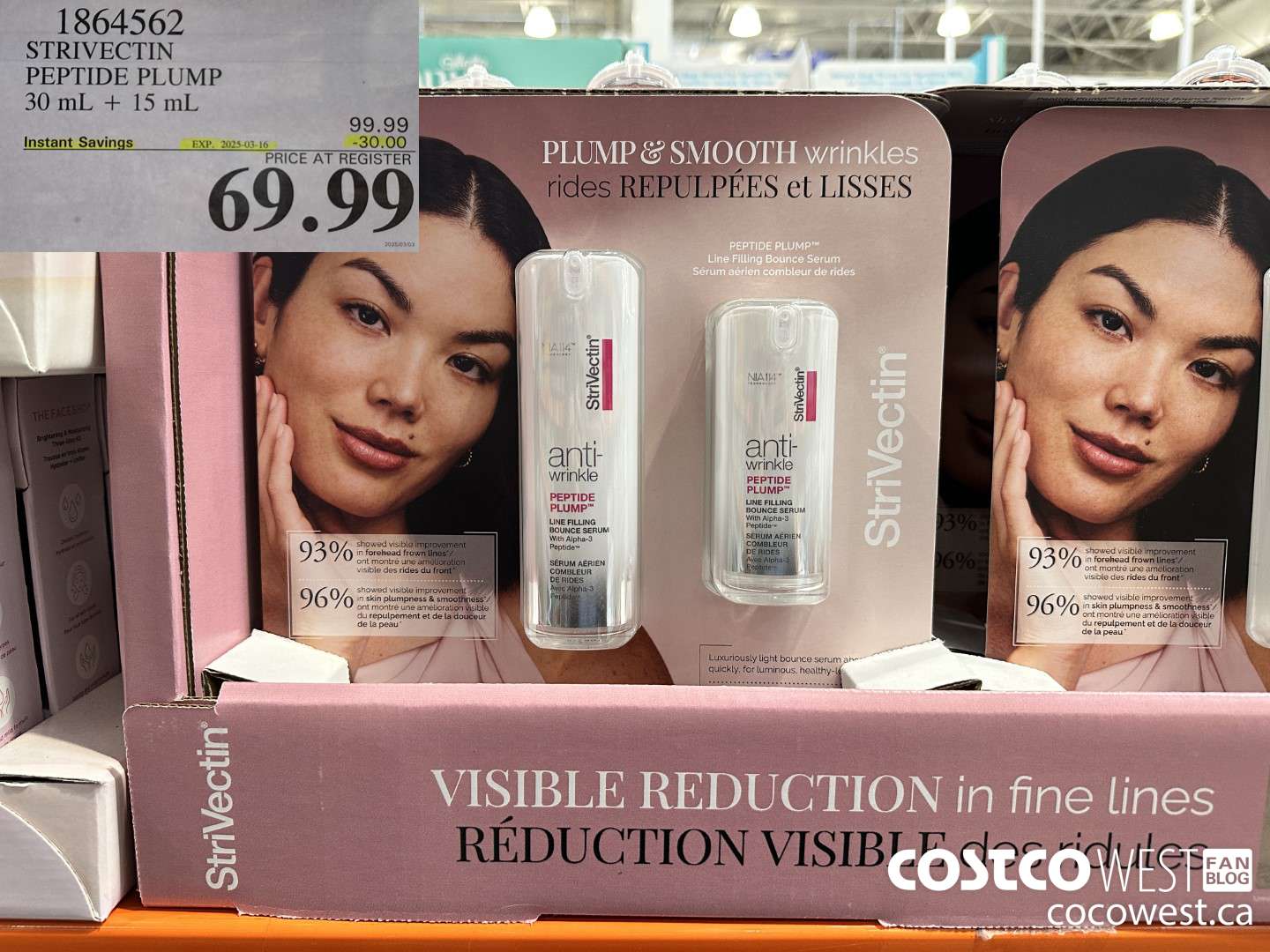 1864562 STIVECTIN PEPTIDE PLUMP 30ML + 15ML ($30.00 INSTANT SAVINGS EXPIRES ON 2025-03-16) $69.99