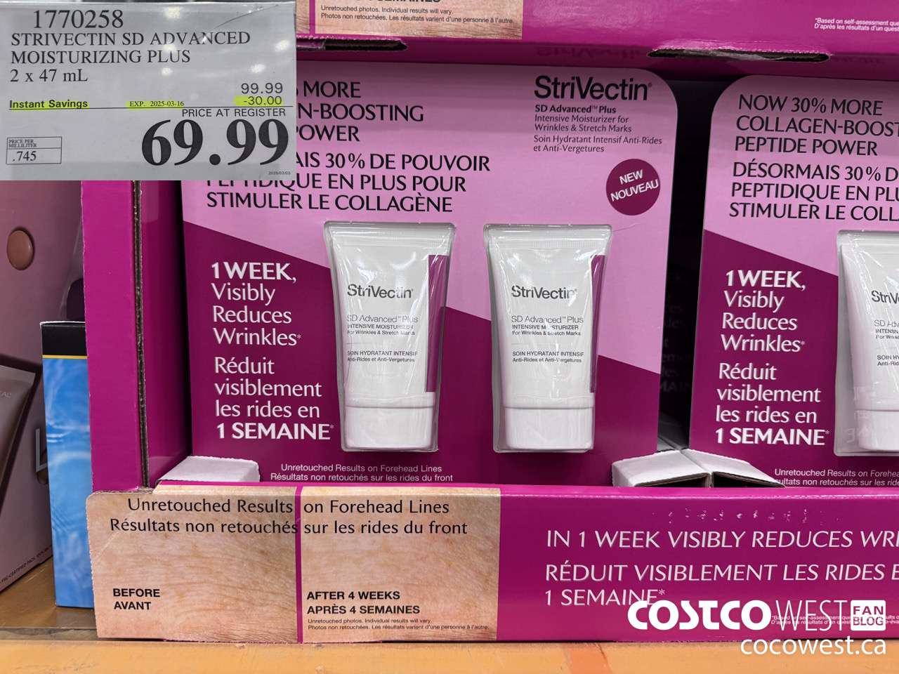 1770258 STRIVECTIN SD ADVANCED MOISTURIZING PLUS 2 X 47ML ($30.00 INSTANT SAVINGS EXPIRES ON 2025-03-16) $69.99