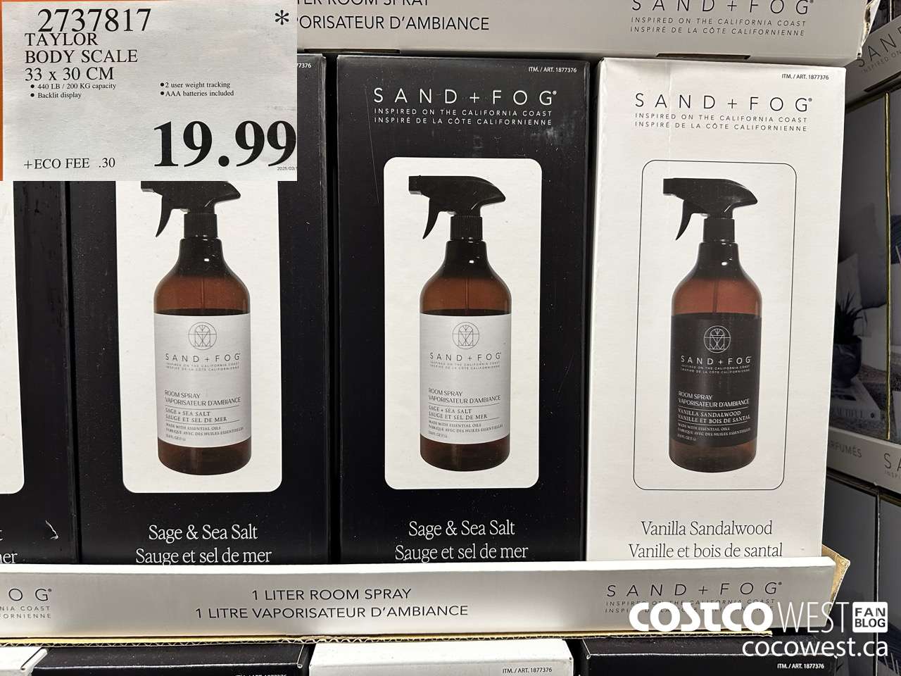 2737817 TAYLOR BODY SCALE 33 X 30CM $19.99