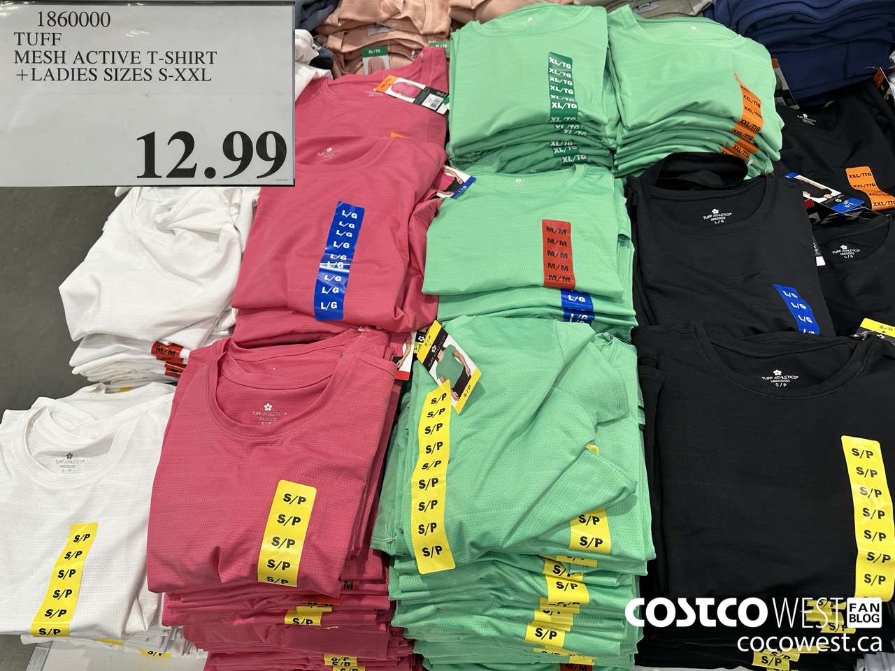 18600000 TUFF MESH ACTIVE T-SHIRT LADIES SIZES S-XXL $12.99