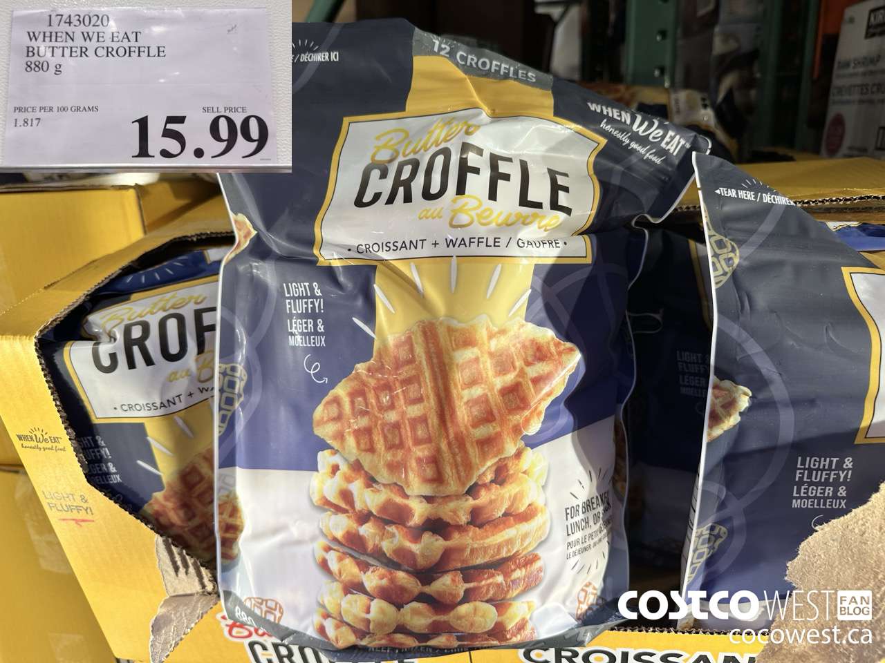 1743020 WHEN WE EAT BUTTER CROFFLE 880 g $15.99
