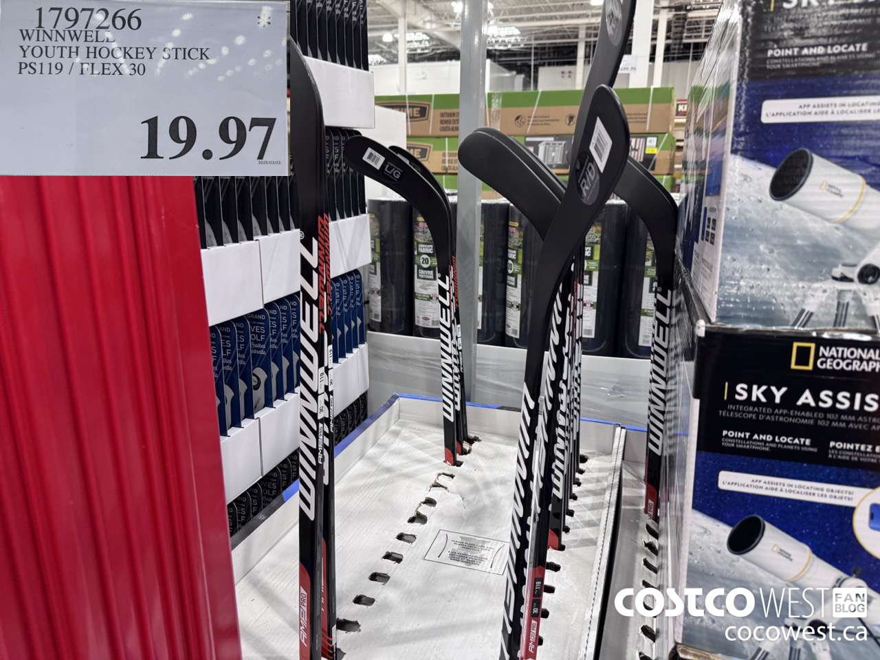 1797266 WINNWELL YOUTH HOCKEY STICK PS119/FLEX 30 $19.97