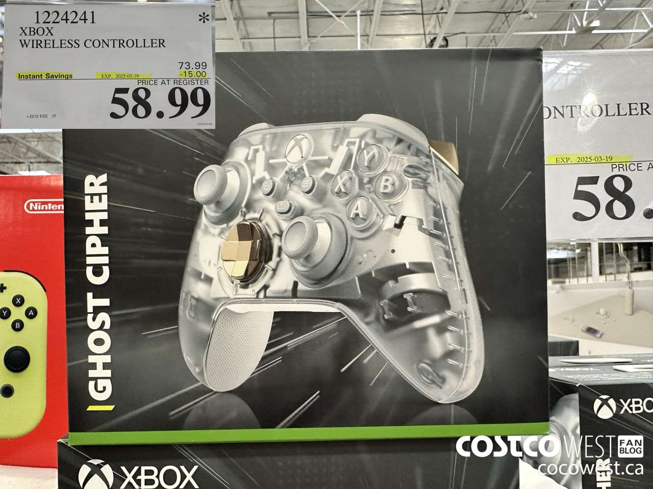 1224241 XBOX WIRELESS CONTROLLER ($15.00 INSTANT SAVINGS EXPIRES ON 2025-03-19) $58.99
