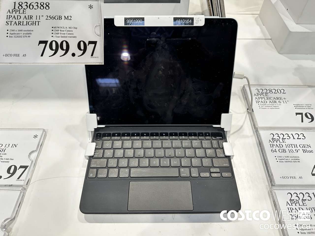 1836388 APPLE IPAD AIR 6TH GEN 256GB 11 IN STARLIGHT $799.97