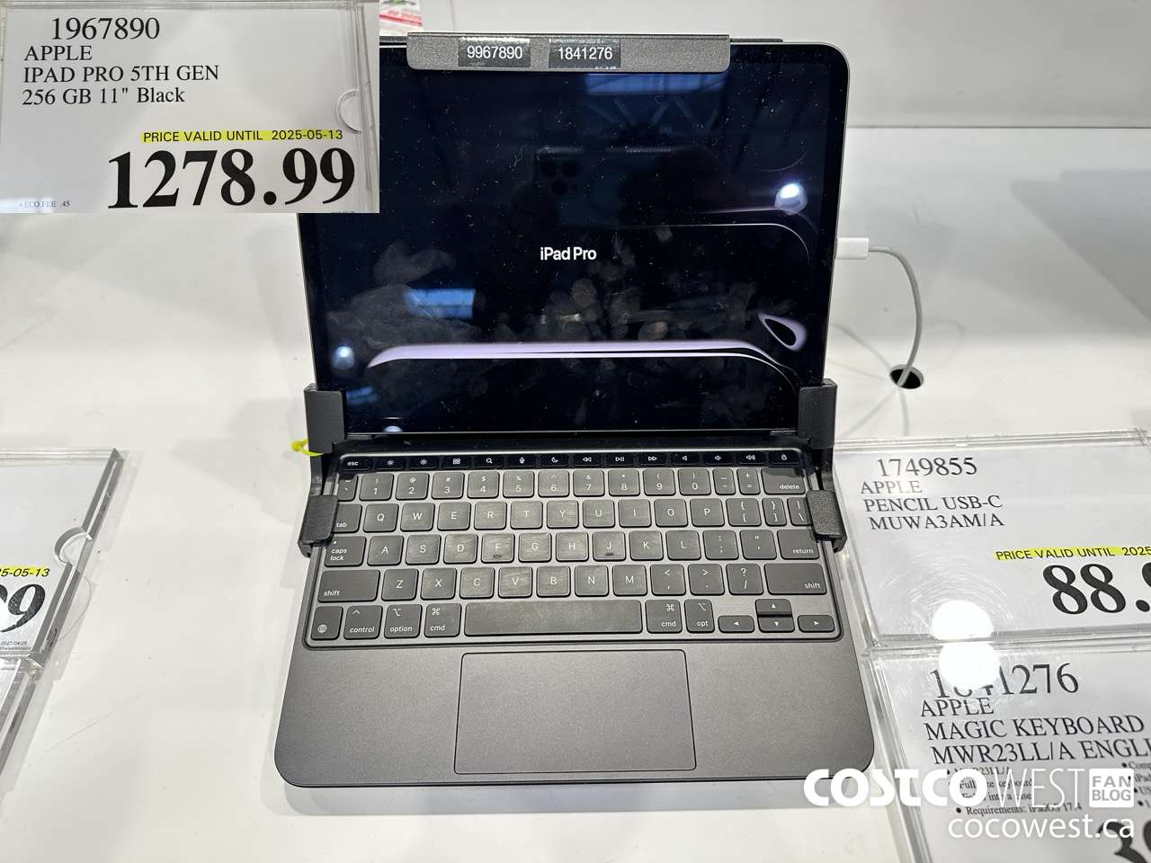 1967890 APPLE IPAD PRO 5TH GEN 256GB 11IN BLACK (EXPIRES ON 2025-05-13) $1278.99