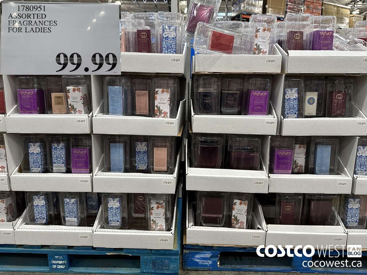 1780951 ASSORTED FRAGRANCES FOR LADIES $99.99