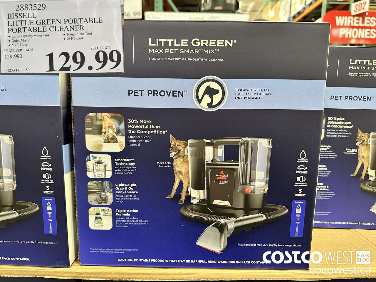 2883529 BISSELL LITTLE GREEN PORTABLE PORTABLE CLEANER $129.99